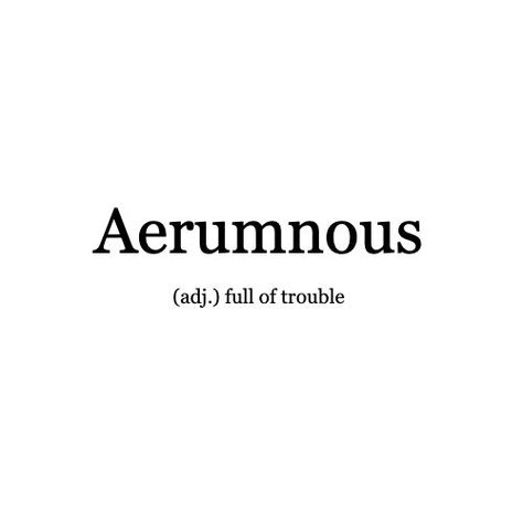 Word of the Day: Aerumnous If there was a single word for 2020, there are many we could use, most probably 4 letters long. But this word would be the most beautiful. A beautiful word for an ugly year. We'd love to see how you might use any of our words of the day. Send us your thoughts; the most poetic, funniest or otherwise best will be featured on our feeds and (later this year) our magazine #WordoftheDay #trouble #ugly #beautiful #2020 #writers #readers #writerscommunity #creativewriting Single Words With Meaning, Old Words Beautiful, Special Words Meaning, Words For Magic, Words For Smile, This Could Be Us But, Pretty Words To Describe Someone, Trouble Aesthetic, This Could Be Us