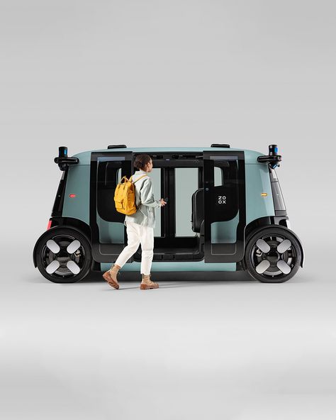 Mobility company Zoox has now revealed its electric, autonomous vehicle being designed for dense, urban environments. Learn more about the radical design now on weareellectric.com. Jeepney Design, Brand Swag, Radical Design, Autonomous Vehicle, Golf Car, Car Design Sketch, Weird Cars, Super Luxury Cars, Car Sketch