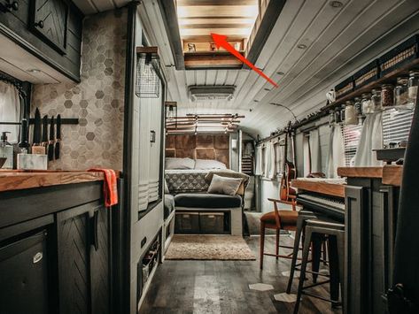 Converted School Bus, Small Storage Cabinet, Converted Bus, Sailboat Interior, Old School Bus, Bus House, Home On Wheels, Bus Life, Bus Conversion