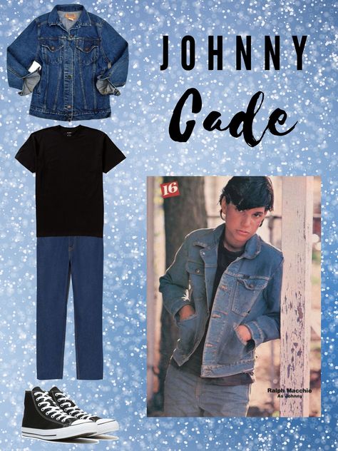 Johnny Cade outfit aesthetic collage made by me using canva! Outsiders Outfits Greaser, Soc Vs Greaser Outfits, How To Dress Like A Greaser From The Outsiders, Outsiders Aesthetic Outfit, Greaser Aesthetic Outfit, Greasers Outfit, Outsiders Inspired Outfits, Outfit Aesthetic Collage, Greaser Halloween Costume