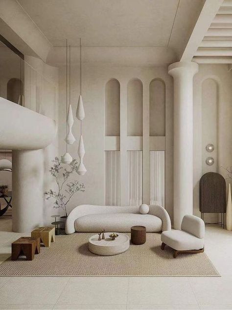 Design Interior Modern, Interior Boho, Curved Furniture, Interior Modern, Minimalism Interior, Dream House Interior, Decor Minimalist, Design Living Room, Minimalist Interior