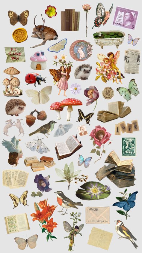 Vintage Collage Cutouts, Collage Png Pack, Collage Stickers Png, Cut Outs For Collage, Vintage Collage Elements, Collage Clippings, Recortes Aesthetic, Scrapbook Moodboard, Journal Cutouts