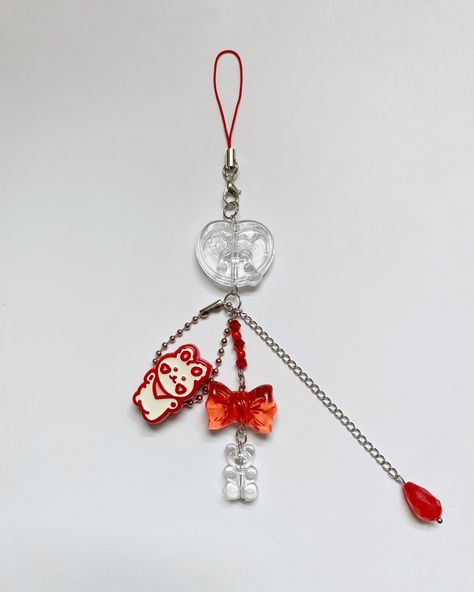 Red Keychain/Bag Charm ʚ🌹ɞ <> Instagram, Red Keychain, Red Bag, Keychain Bag, Red Bags, May 23, Bag Charm, Red, On Instagram