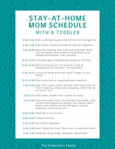 one year old schedule for stay at home mom Organisation, Home Daycare Schedule, Daily Schedule For Moms, Schedule For Toddlers, Stay At Home Mom Schedule, Daycare Schedule, Sahm Schedule, Daily Toddler Schedule, Daily Schedule Kids