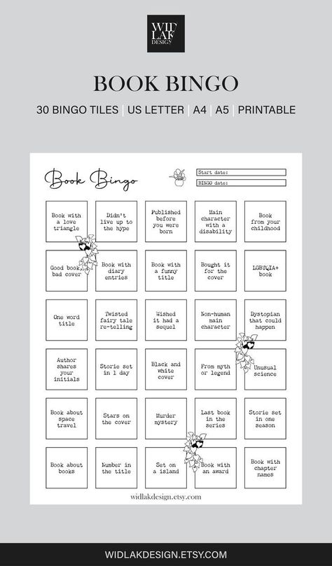 Book Bingo about all the books you read Book Club Planning Sheet, Book Trope Challenge, Book Bingo 2023, A-z Reading Challenge Template, A To Z Reading Challenge Template, Book Bingo Challenge, Book Challenge Template, Reading Challenge Template, Reading Bingo Challenge