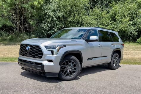 Is the Redesigned 2023 Toyota Sequoia a Good SUV? 5 Pros and 4 Cons | Cars.com Four Wheel Drive, 2023 Sequoia, 2023 Toyota Sequoia, Full Size Suv, Toyota Sequoia, Chevrolet Tahoe, Ford Expedition, Toyota, Suv