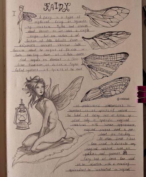 Sketches Of Mythical Creatures, Masuda Tattoo, Masih Core, Magical Creatures Mythology Fairies, Emily Wilde's Encyclopaedia Of Faeries Aesthetics, Christa Core, Bestiary Mythical Creatures, Magical Creatures Drawings, Mythical Creatures Art Mythology