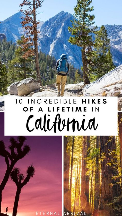 Here are the best hikes in California, including hikes in Northern California, hikes near the Bay Area (hikes near San Francisco), hikes in South California (hikes near LA). We cover easy day hikes in California, outdoor getaways in California nature, multi-day hikes in California, backpacking in California, camping in California, what to pack for hiking in California, all in this post on the best California hiking destinations. Yosemite, Joshua Tree, redwoods, Mount Whitney, & more Los Angeles, Hiking Northern California, Hikes In Northern California, Backpacking California, What To Pack For Hiking, Hiking In California, San Francisco Hikes, Northern California Hikes, Hikes In California