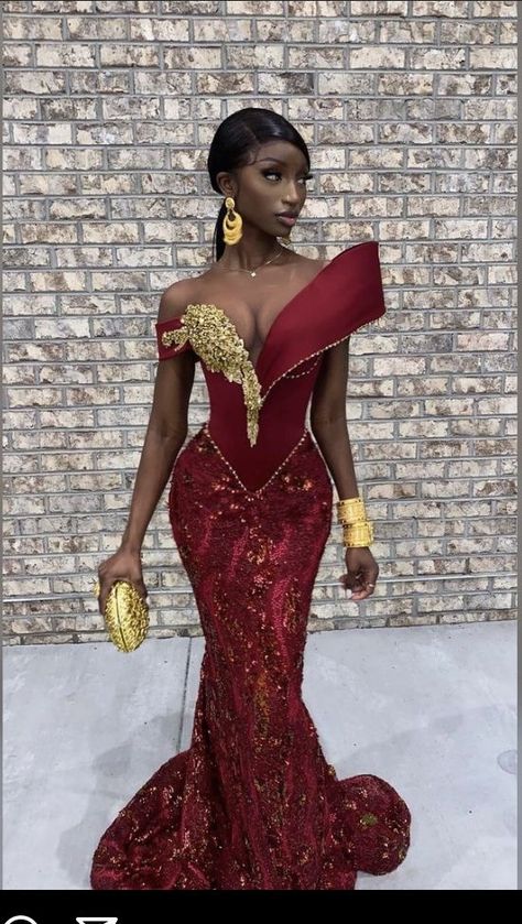 Senegalese Prom Dresses, African Theme Prom Dress, Red African Prom Dress, Ashobi Girls Styles, Nigerian Birthday Dress, African Dresses Prom, Ghana Prom Dress, Nigerian Corset Dress, Nigerian Dress Styles Classy