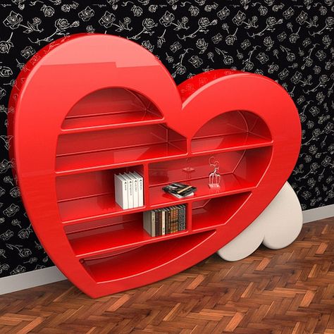 Weird Furniture, Cute Furniture, Bookcase Design, Dream Furniture, Funky Decor, Creation Deco, Cute Bedroom Decor, Funky Furniture, Dream Design