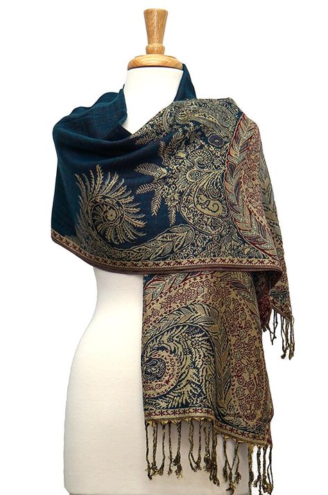 Original Paisley Pashmina Shawl Scarf - Teal - CP1862HQX57 - Scarves & Wraps, Wraps & Pashminas  #SCARVES #WRAPS #fashionwomen #outfits #winter #Wraps & Pashminas Scarf Patterns, Style Pashmina, Free Crochet Scarf Patterns, Free Crochet Scarf, Shawl Outfit, Crochet Scarf Patterns, Mens Cashmere Scarf, Breezy Outfit, Crochet Scarf Pattern Free