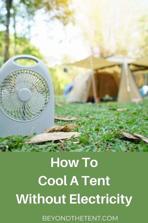 While the heat can make for ideal camping conditions, it can also make spending any amount of time in a tent miserable. You need to know how to cool a tent without electricity for the best camping experience. Unfortunately, cooling down the interior of your tent is difficult without electricity. But, it doesn’t need to be! Don’t let the heat ruin your next camping trip, use these expert tips to cool down your tent without electricity. Camping No Electricity, Tent Camping Beds Ideas, Staying Cool While Camping, Bell Tent Interior Ideas Glamping, How To Stay Cool While Camping, Cool Tents For Camping, Camping Without Electricity, Camping With No Electricity, Camping Tent Hacks