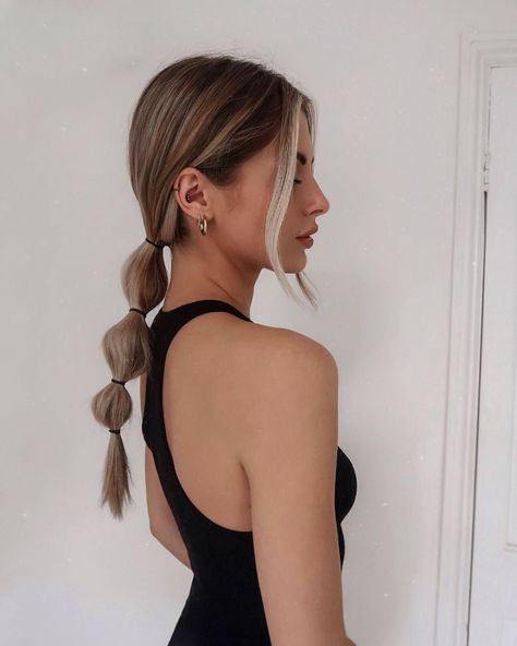 Get the look with NEW 16" Luxy Hair Clip In Ponytail Extensions French Braid Pigtails, Fake Bangs, Bubble Ponytail, Grow Gorgeous, Braided Bangs, Pigtail Hairstyles, Pigtail Braids, The Bubble, Fashion Hair