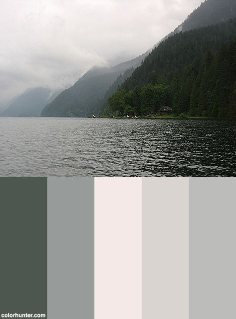 Pacific Northwest Color Scheme from colorhunter.com Pnw Living Room Decor, Pacific Northwest Style Home Exterior, Pnw Bedroom Aesthetic, Pacific Northwest Homes Interiors, Pnw Exterior House Colors, Pnw House Exterior, Pacific Northwest Style Home Interiors, Pnw Home Decor, Pnw Interior Design