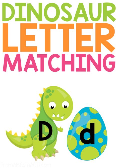 Tumblr, Dinosaur Alphabet Printables Free, Dinosaur Letters Alphabet, Dinosaur Storytime, Dinosaur Abc, Letter Matching Preschool, Crafts Dinosaur, Teaching Alphabet, Dinosaur Week
