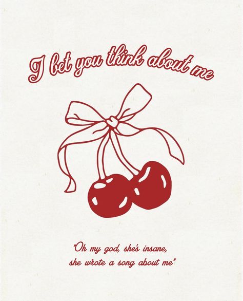 Red Posters, Lover Illustration, Taylor Lyrics, Taylor Swift Posters, Lyric Poster, Taylor Swift Wallpaper, Taylor Swift Lyrics, Sweet Nothings, Room Posters