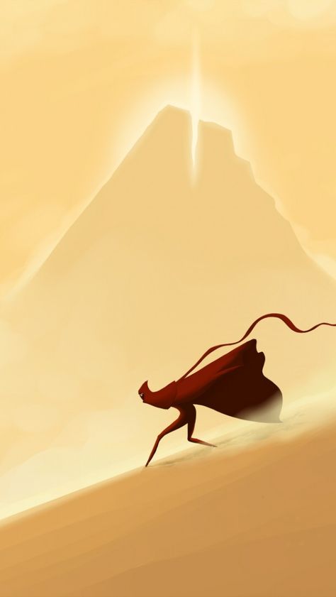 Journey for PS3. A fantastic PSN game. Journey Game Character, Journey Game Concept Art, Journey Game Wallpaper, Journey Game Art, Journey Tattoo, Journey Game, Games Journey, Doodle Monster, Red Ghost