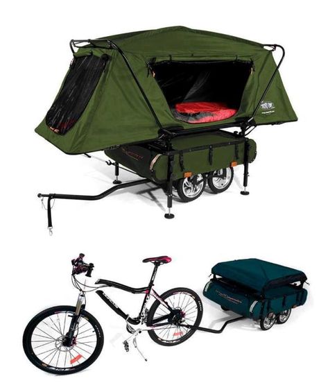 Auto Camping, Festival Trolley, Vw Kampeerwagens, Crazy Inventions, Tent Cot, Concept Bike, Bike Cart, Kombi Motorhome, Velo Cargo