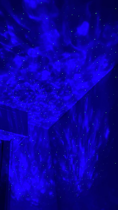 University Bedroom, Galaxy Lamp, Lamp Aesthetic, Blue Neon Lights, Bedroom Theme, Boujee Aesthetic, Blue Lighting, Blue Lights, See World