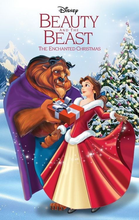 Figurine, Natal, Animated Christmas Movies, Enchanted Christmas, Best Christmas Movies, Disney Princess Movies, Princess Movies, Belle Beauty And The Beast, 디즈니 캐릭터