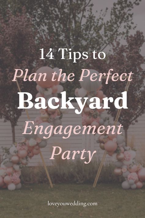 Backyard Engagement Party Food, Backyard Engagement Party Ideas, Backyard Engagement Party Decorations, Small Engagement Party, Backyard Engagement Party, Outdoor Engagement Party, Wedding Music Playlist, Backyard Engagement, Backyard Engagement Parties