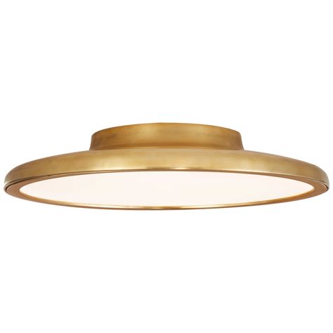 Dot 13" Flush Mount in Natural Brass Recessed Downlights, Circa Lighting, Led Flush Mount, It Goes On, Light Architecture, Flush Mount Ceiling, Flush Mount Ceiling Lights, Ceiling Light Fixtures, Visual Comfort