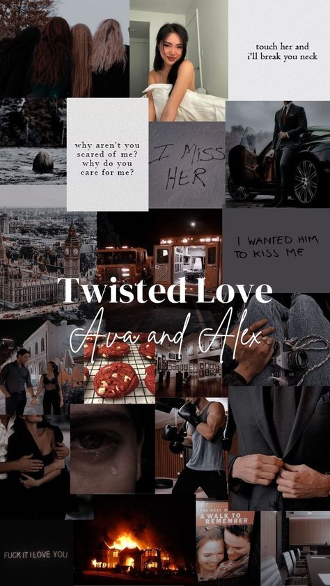 Twisted Book Series Aesthetic, Twisted Love Book Aesthetic Alex And Ava, Twisted Series Wallpaper Aesthetic, Twisted Love Quotes Aesthetic, Set On You Amy Lea, Twisted Love Book Aesthetic Wallpaper, Alex And Ava Fanart, Twisted Love Alex And Ava Fanart, Twisted Series Aesthetic Wallpaper