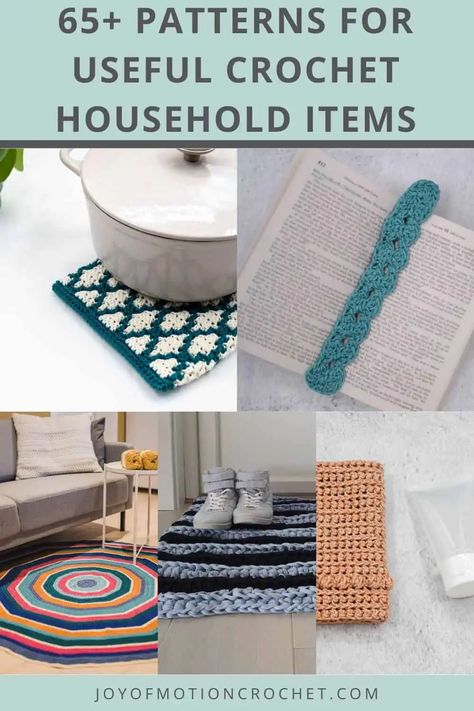 Free Crochet Household Patterns, Crocheted Household Items, Home Decor Crochet Patterns Free, Crochet Kitchen Items Free Pattern, Crochet Household Items Free Pattern, Crochet Home Decor Patterns Free, Practical Crochet Projects, Useful Things To Crochet, Crochet Household Items