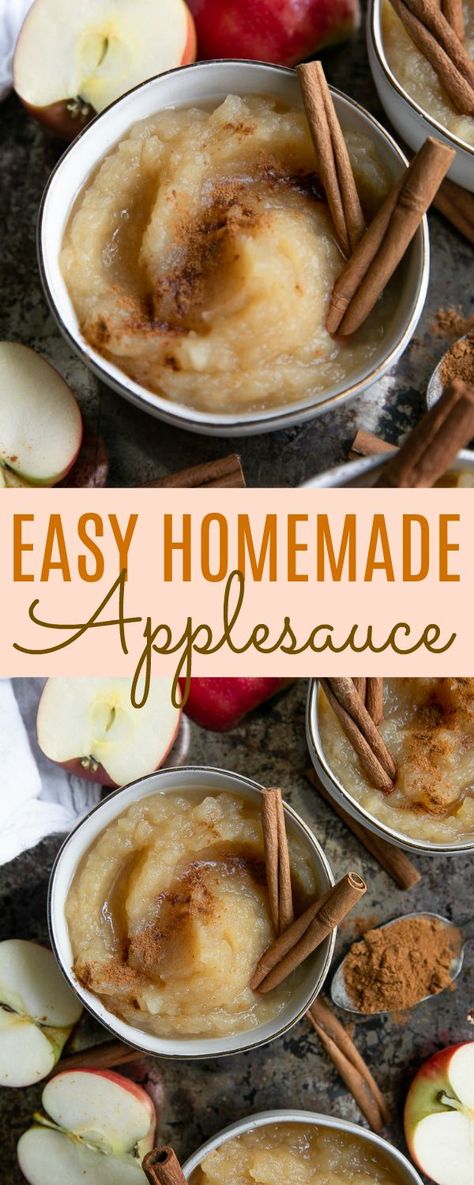 Flan, Make Your Own Applesauce, How To Make Apple Sauce, Diy Apple Sauce, Easy Apple Sauce Recipes, Mcintosh Apple Recipes, Apple Sauce Homemade, Diy Applesauce, Homemade Apple Sauce Recipe