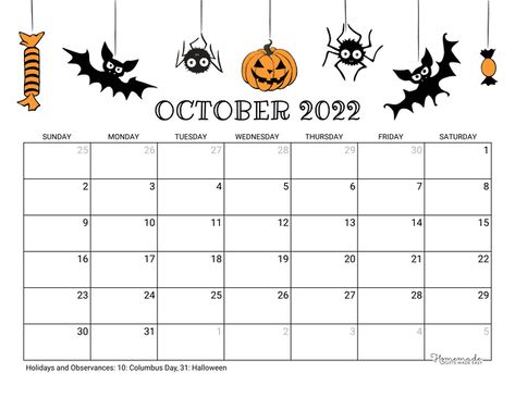 Balayage, Free Printable October Calendar 2023, Monthly Calander Printable Free 2023, November Calendar 2022 Printable, October Halloween Calendar, October Calendar Ideas, October 2022 Calendar Printable, October Calendar 2022, October Calender