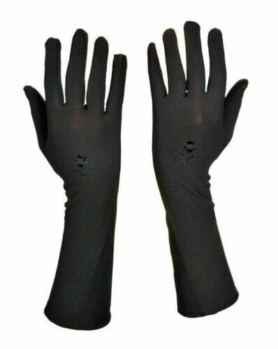 Long Hand Gloves, Long Black Gloves, Fancy Gloves, Fashion Silhouette, Finger Gloves, Hand Gloves, Abaya Designs, Colour Beige, Black Gloves