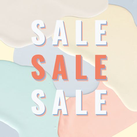 Fashion sale banner template pastel psd | premium image by rawpixel.com / sasi Sale Sale Sale Poster, Sale Design Graphics, On Sale Poster, Clothing Sale Poster, Fashion Sale Poster, Template Pastel, Fashion Sale Banner, Logo Online Shop, Boutique Logo Design