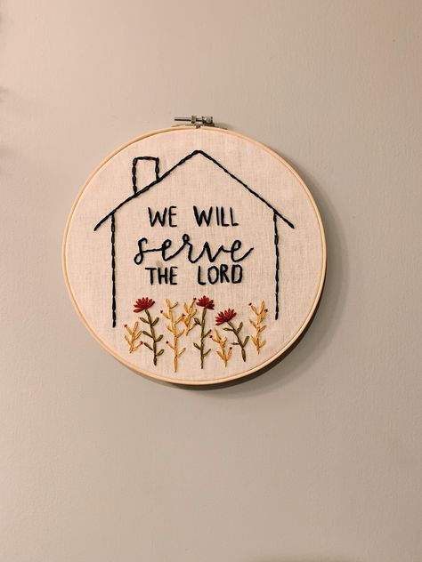Cute Embroidery Sayings, Scripture Embroidery Hoop, Quotes Embroidery Inspiration, Embroidery Hanging Wall, Scripture Embroidery Patterns, Embroidery Christian Patterns, Wall Hanging Embroidery Design, Bible Verse Embroidery Patterns, Christian Embroidery Patterns