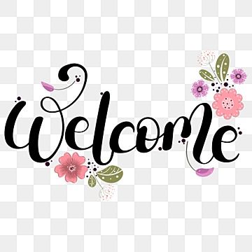 Welcome Calligraphy Lettering, Welcome Page Ideas, Welcome Poster Ideas, You’re Welcome, Welcome Card Design, Welcome Clipart, Welcome Png, Welcome Calligraphy, Calligraphy Ornaments