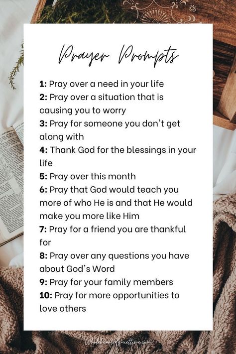 Quiet Time With God Journal Ideas, Bible Journal Prompts, Christian Journal Prompts, Prayer Topics, List Of Goals, Prayer Prompts, Record Ideas, Prayer Of Praise, Praying For Your Family