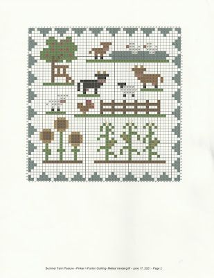 Pinker n Punkin Quilting & Stitching: Summer Farm Pasture - A Little Summer Freebie Farm Animal Cross Stitch Patterns, Farm Cross Stitch Patterns, Farm Pasture, Primitive Cross Stitch, Primitive Cross Stitch Patterns, Freebies Pattern, Free Cross Stitch Charts, Cross Stitch Beginner, Tiny Cross Stitch