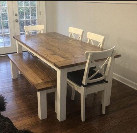 Farm Table Legs, Large Farmhouse Table, Square Farmhouse Table, Custom Farmhouse Table, Breadboard Ends, Farmhouse Table Legs, Barn Table, Rustic Farm Table, Farmhouse Table With Bench