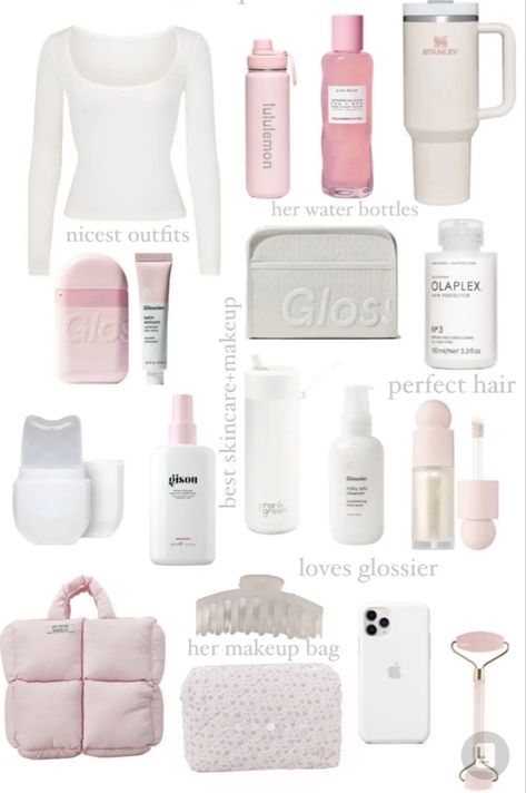 Pink Pilates Princess Starter Pack, Pink Palates Princess Aesthetic Outfits, Girly Things To Buy, Closet Must Haves, Princess Aesthetic Outfits, Girly Wishlist, Girly Items, Luxury Stuff, Pink Lifestyle