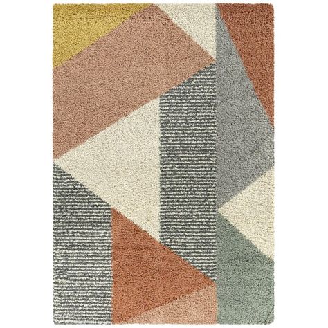 Mid Century Modern Colors, Target Rug, Rug Pink, Shag Area Rug, Geometric Area Rug, Brown Area Rugs, Organic Modern, Geometric Rug, Indoor Rugs