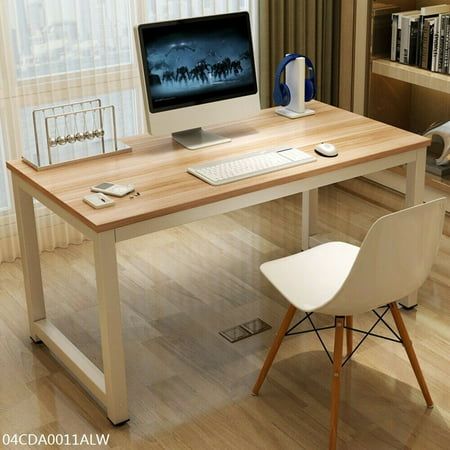 Study Desk Modern, Notebook Study, Wood Table Modern, Large Office Desk, Office Table Desk, Study Writing, Desk Study, Wood Computer Desk, Office Table Design