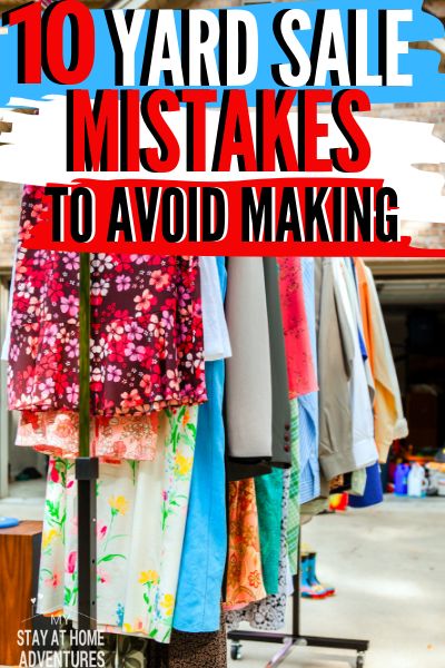 Tips For Garage Sales, Garage Sale Hacks For Hanging Clothes, Setting Up A Yard Sale, Ideas For Hanging Clothes At A Garage Sale, Hanging Clothes At A Yard Sale, How To Set Up For A Yard Sale, How To Organize For A Yard Sale, Yard Sale Price Guide, Donation Yard Sale