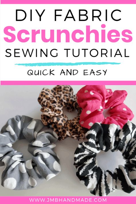 Tela, Patchwork, Couture, Sew Hair Scrunchies, Scrunchie Sewing, Fabric Scrunchies, Kerajinan Diy, How To Make Scrunchies, Quick Sew