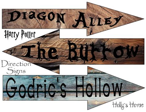 Hogwarts Crest Printable, Hogwarts Sign Printable, Harry Potter Printable Decorations, Harry Potter Directional Signs Printable, Harry Potter Signs Printable, Free Harry Potter Printables, Diy Harry Potter Decor, Harry Potter Printables Free Templates, Harry Potter Free Printables