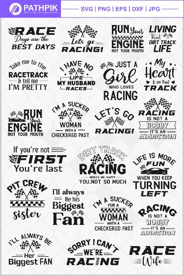 If you're looking for quote designs for "Roller Skating" then you can select the designs for your crafting work or you can make any type of physical product that you can use personally or sell. Say hello to any projects ➡ pathpik@gmail.com #Racing SVG Bundle #Racing Svg #Racing sayings svg #Car Racing SVG #Race Track svg #Racing Design SVG #Checkered svg #Dirt Track Racing #Racing dxf #Canvas & Surfaces,Stencils # Templates & Transfers,Clip Art & Image Files #pathpik #dahukdesign ... less