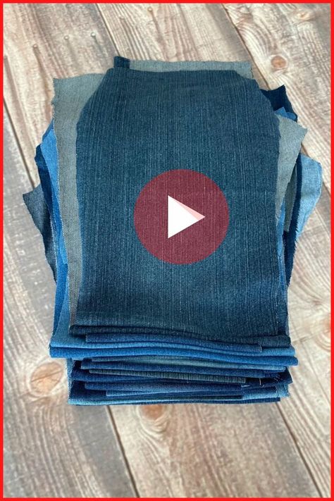 You are going to see in This video how to make pouch using old jeans. you can easily use your old jeans to make an awesome pouch bag. Diy Denim Wallet, Reuse Old Jeans, Diy Jean Bag, Upcycled Denim Diy, Jeans Upcycle, Tas Denim, Diy Old Jeans, Bag From Old Jeans, Recycled Jeans Bag