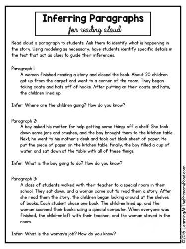 This post has tons of detailed ideas for teaching inferring - and several different lessons and activities you can download for FREE! These resources will help you teach Kindergarten, first, or second grade students to make inferences. 6th Grade Reading, Inferencing Activities 2nd Grade, Inferencing Activities 3rd, Teaching Inference, Inferring Lessons, Gradual Release Of Responsibility, Inferencing Activities, Inference Activities, Making Inferences