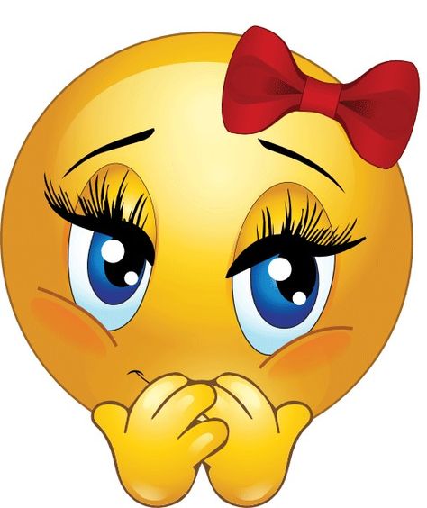 This smiley is bashful and shy, but there's more to her than that! Symbols Emoticons, Smiley Face Images, Shy Smile, Emoticon Love, Smiley Emoticon, Funny Faces Pictures, Bisous Gif, I Love You Animation, Free Emoji