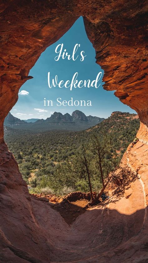 guide to a girls weekend in sedona Arizona Spa Resorts, Sedona Bachelorette, Spa Weekend Getaway, Sedona Spa, Arizona Spa, Sedona Resort, Girlfriend Trips, Things To Do In Sedona, Sedona Travel