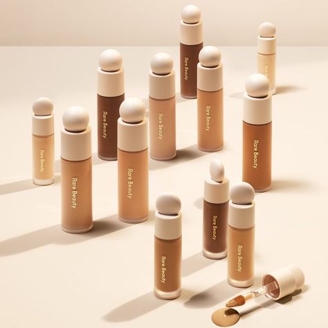 Rare Beauty by Selena Gomez’s Instagram photo: “Liquid Touch Brightening Concealer has a unique, oversized applicator, you can apply it in more ways than one. Sweep it onto larger areas…” Brightening Concealer, Selena Gomez Makeup, Rare Beauty By Selena Gomez, Chinese Art Girl, Rare Beauty, Birthday Wishlist, Fenty Beauty, Makeup Brands, Clean Beauty