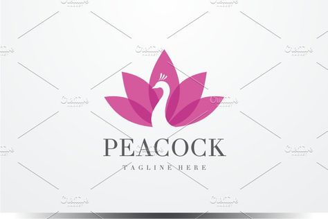 Peacock Logo by yopie ✓ on @creativemarket Logos, Peacock Tattoo, Peacock Logo Design, Logos Design Ideas, Peacock Photography, Peacock Logo, Logo Desing, Jewelry Photography Styling, Logo Design Ideas